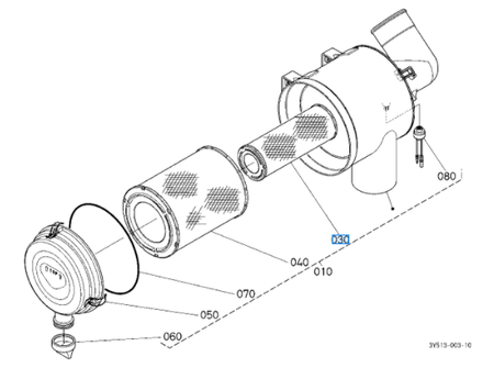 Filtr powietrza Kubota 3P30011230