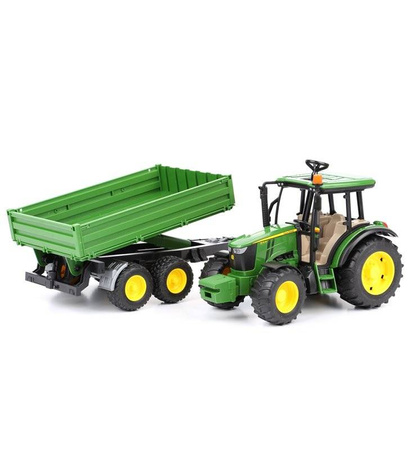 Model ciągnika John Deere 5115M z przyczepą Bruder 02108