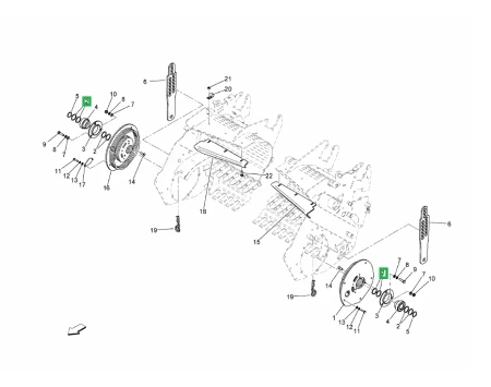 Pierścień Kverneland KB8852362