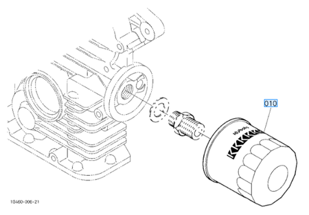 Filtr oleju Kubota W21ESO1500