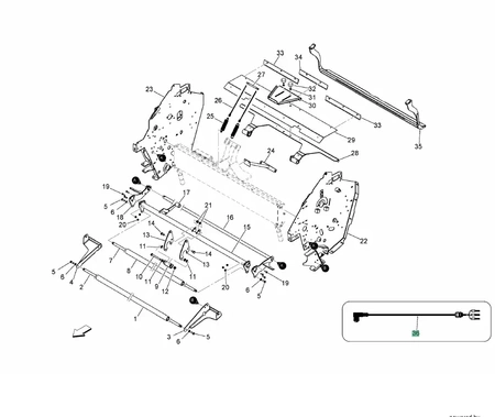 Czujnik Kverneland MT00000957