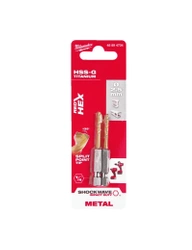 Wiertło do metalu HSS-G Tin Red Hex 2,5x62mm 2szt. 48894704 Milwaukee