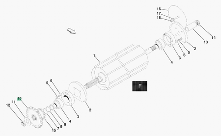 Koło zębate Kverneland KB3902995