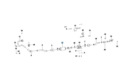 Filtr hydrauliczny EK1-221, EK1-261 Kubota D10528850.9