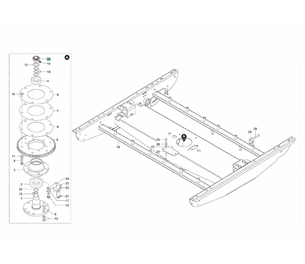 Koło zębate Kverneland KB3502859