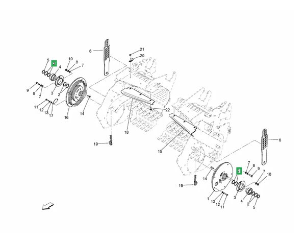 Pierścień Kverneland KB8852362